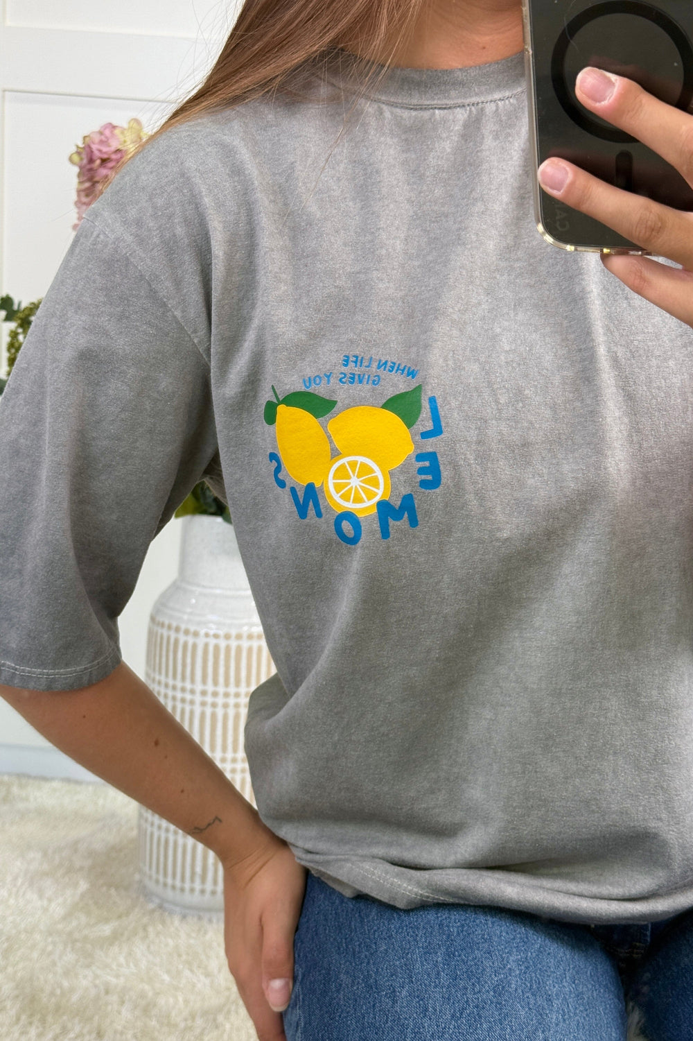 A-bee - Capucine T-shirt - Gray T-shirts 