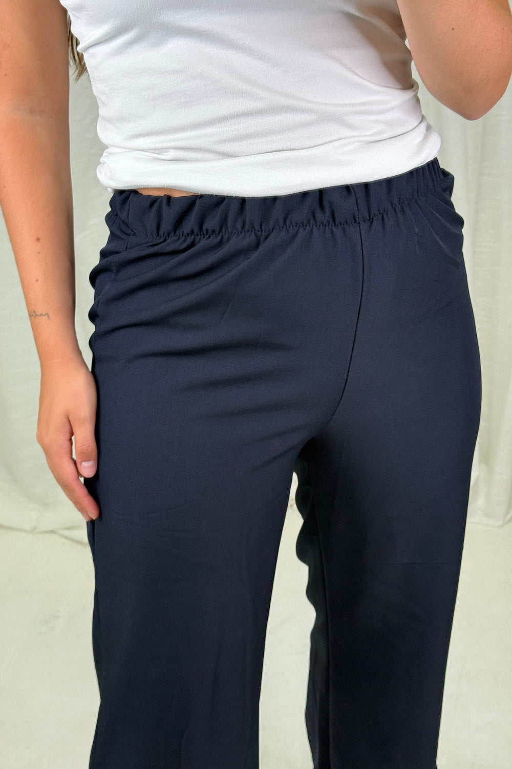 A-bee - Clarice Pants - Navy Bukser 