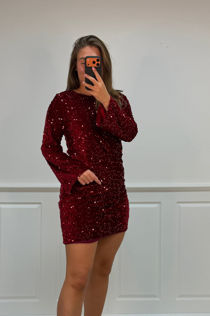 A-bee - Claudiadress - Burgundy Kjoler 