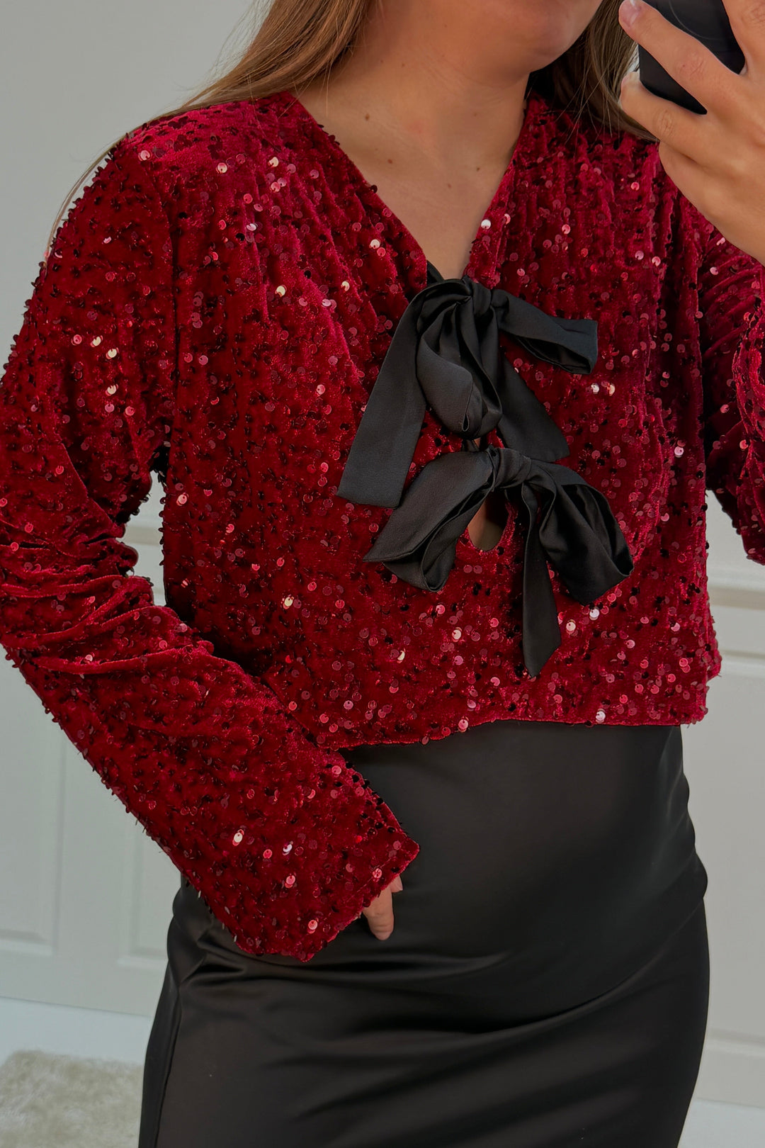 A-bee - Eddablouse - Burgundy Bluser 