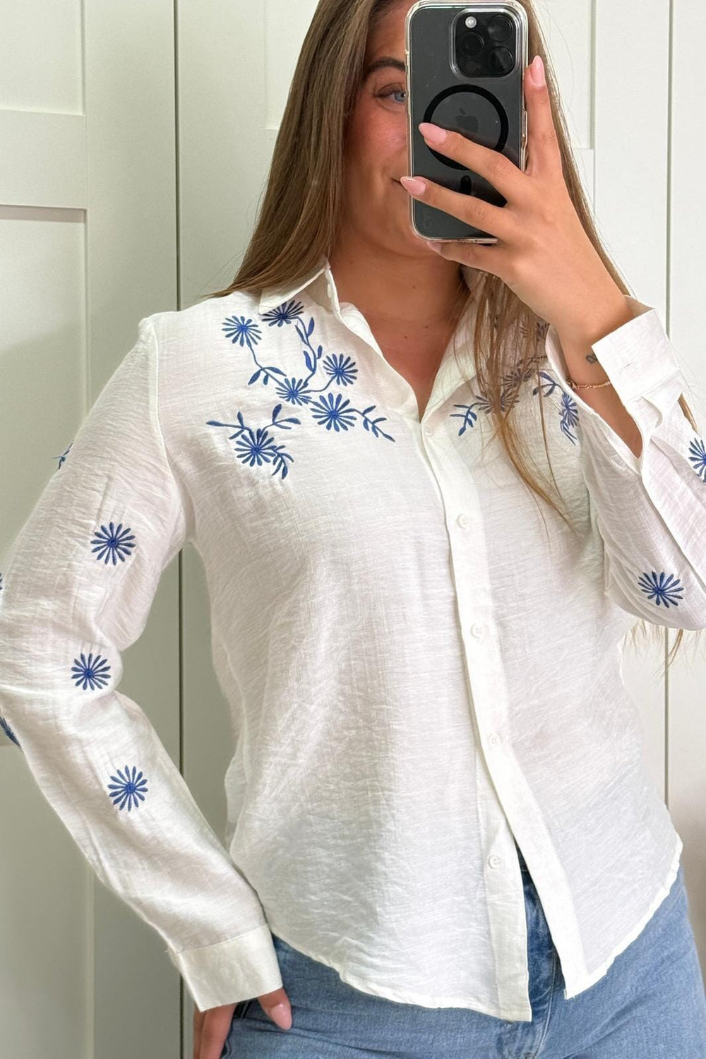 A-bee - Elena Skjorte - White Skjorter 