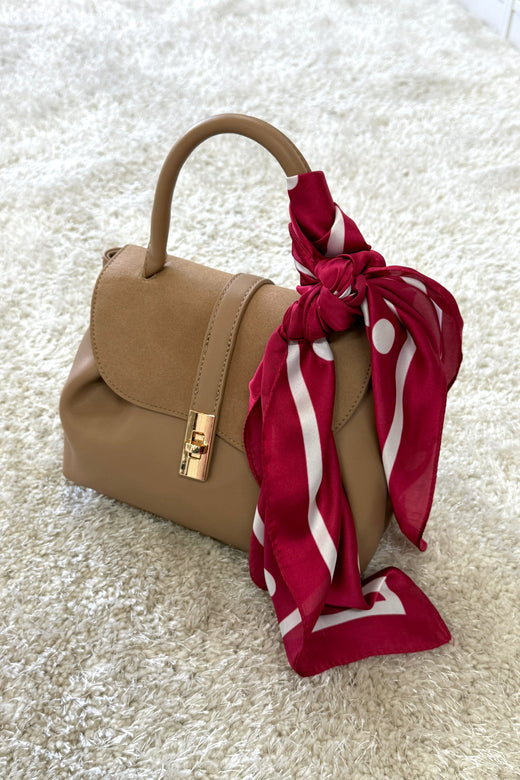 A-bee - Elin Scarf - Red Tørklæder 