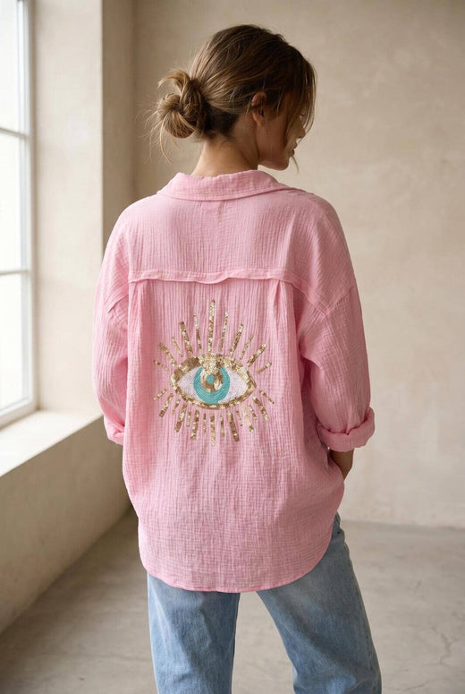 A-bee - Ella Shirt - Pink Skjorter 