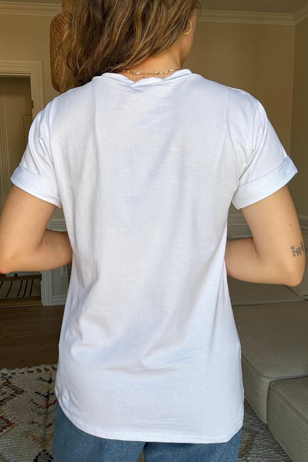 A-bee - Ella - White T-shirts 