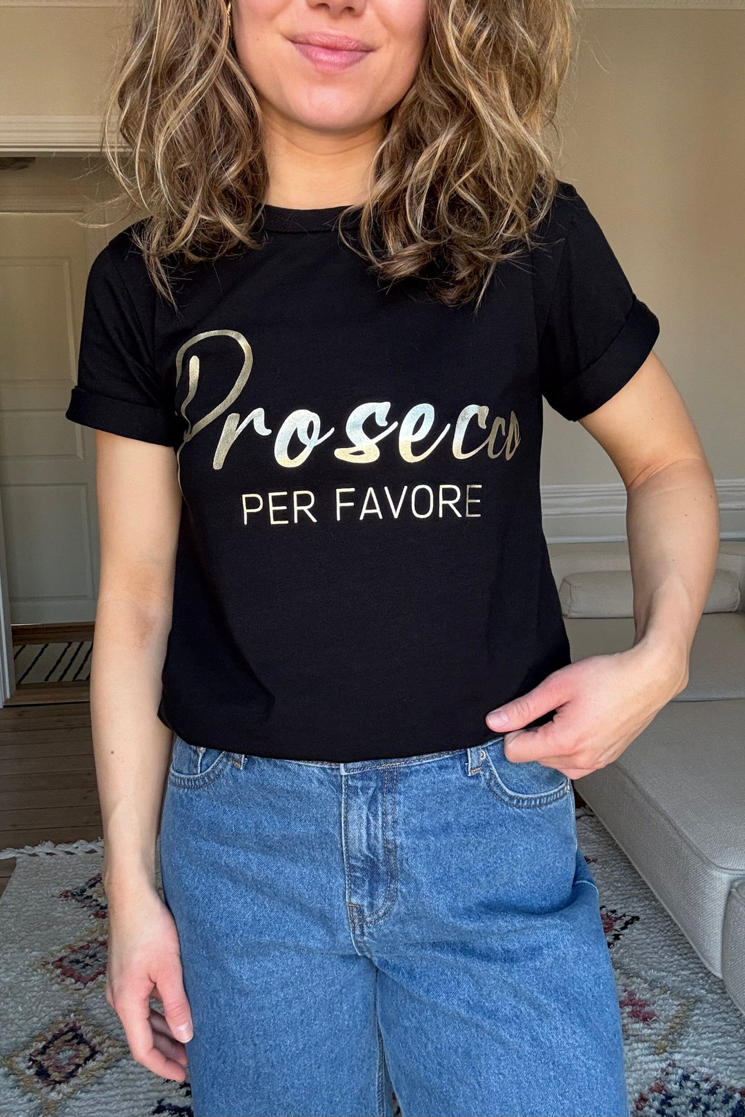 A-bee - Ellen - Black T-shirts 