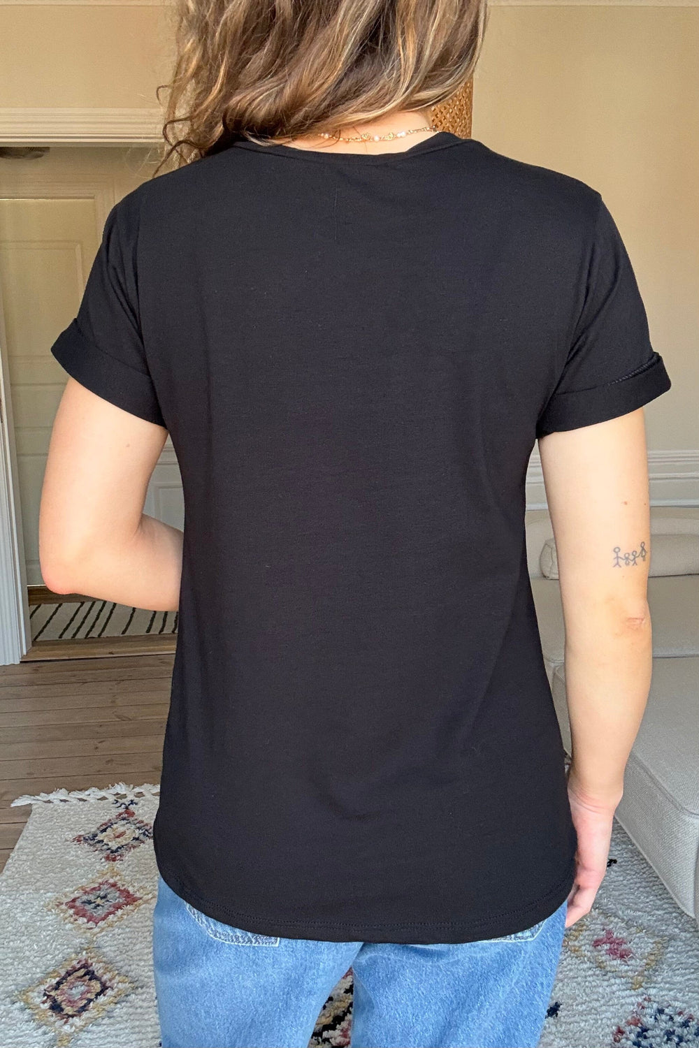 A-bee - Ellen - Black T-shirts 