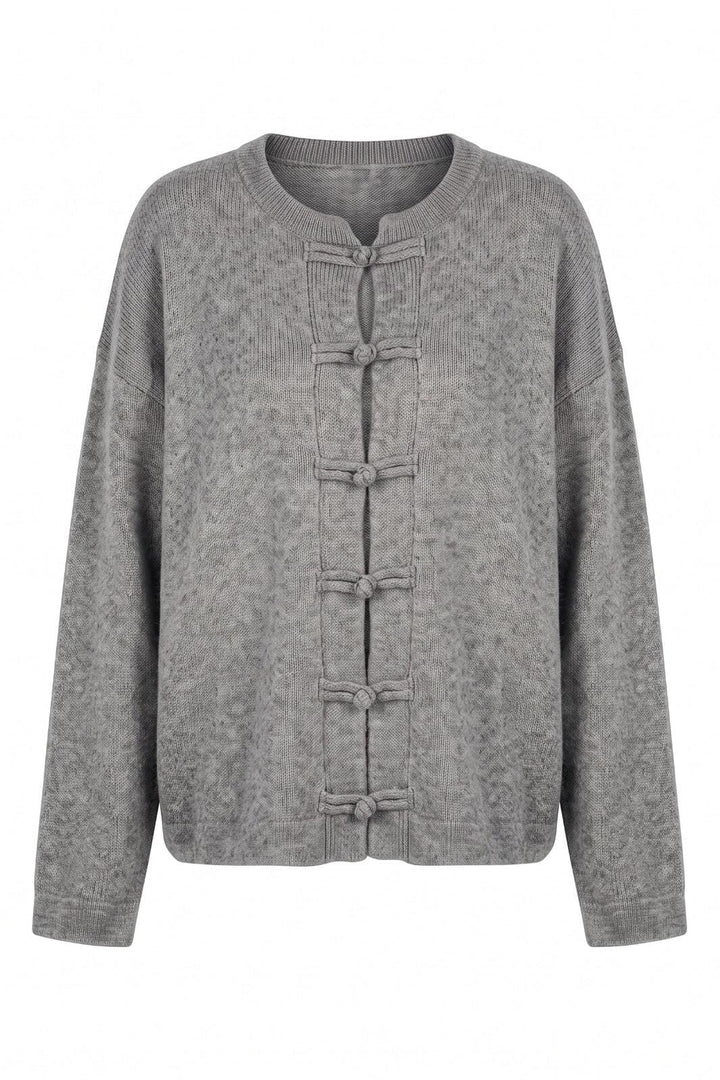 A-Bee - Elsie 3132 - Grey Melange (9513) Cardigans 