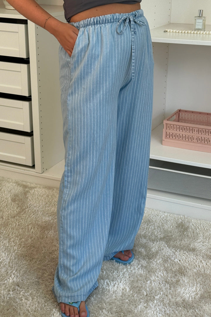 A-bee - Janina Buks - light blue Bukser 