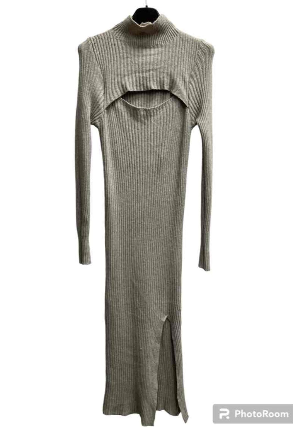 A-bee - Knit Dress 1370 - Beige Kjoler 