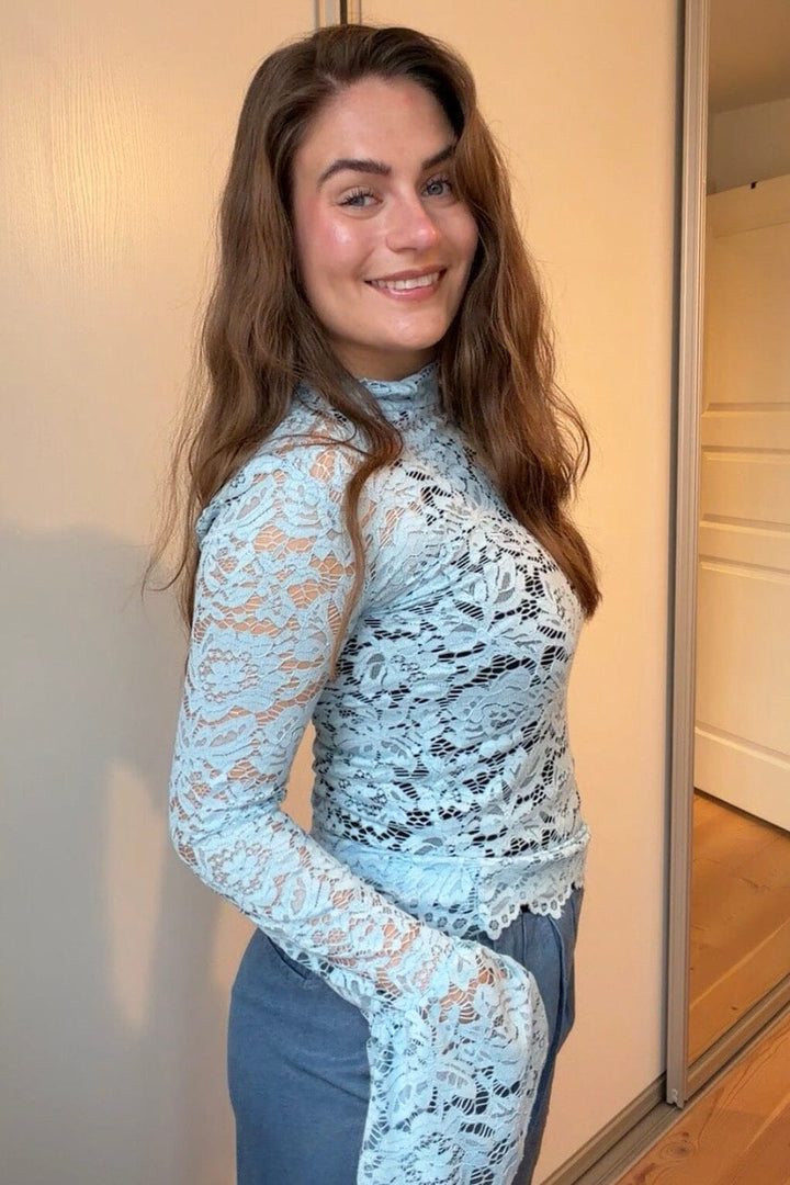 A-bee - Magalieblouse - Sky Blue Bluser 