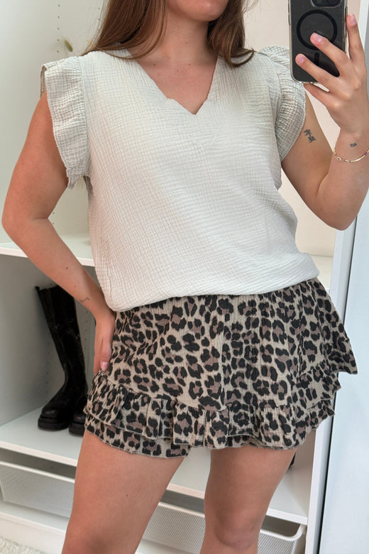 A-bee - Malou Top - Beige Toppe 