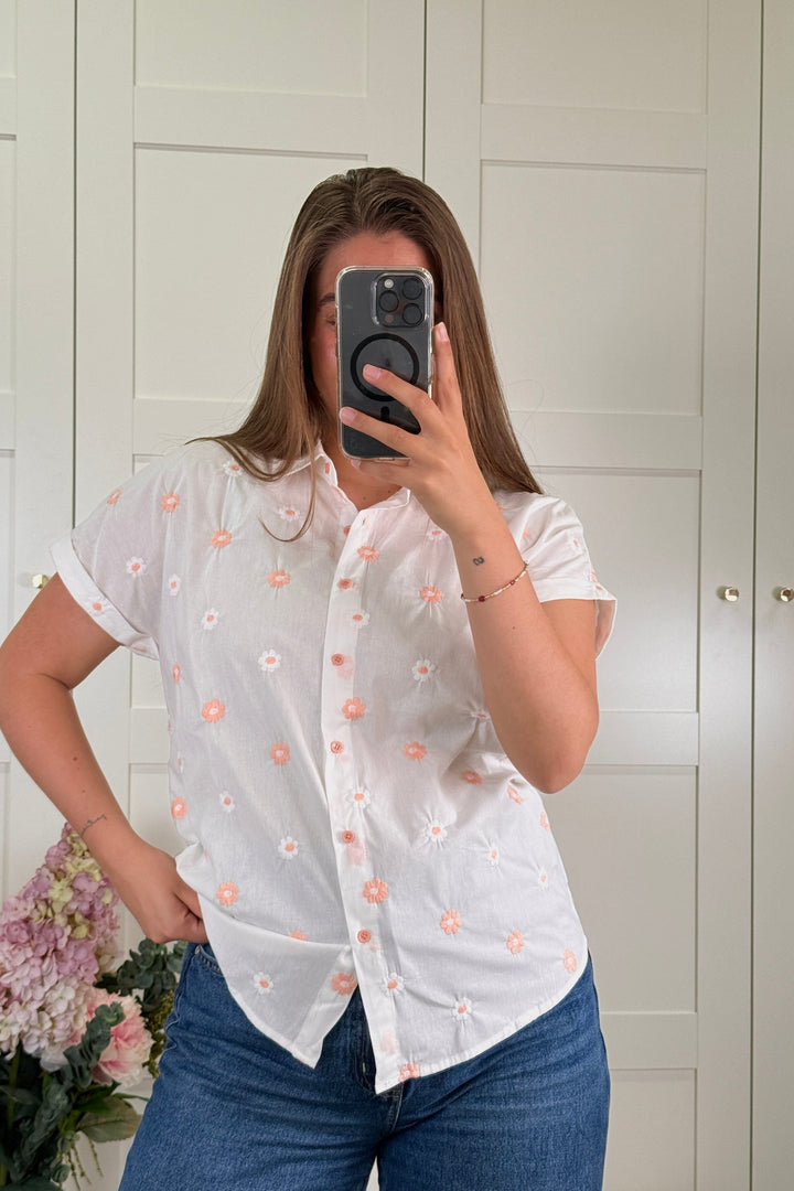 A-bee - Mariella Skjorte - Apricot Skjorter 