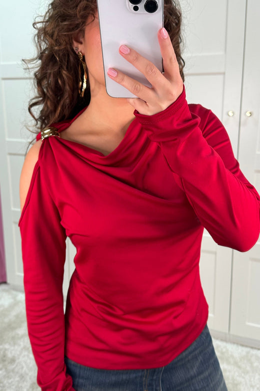 A-bee - Melinda - Burgundy Bluser 