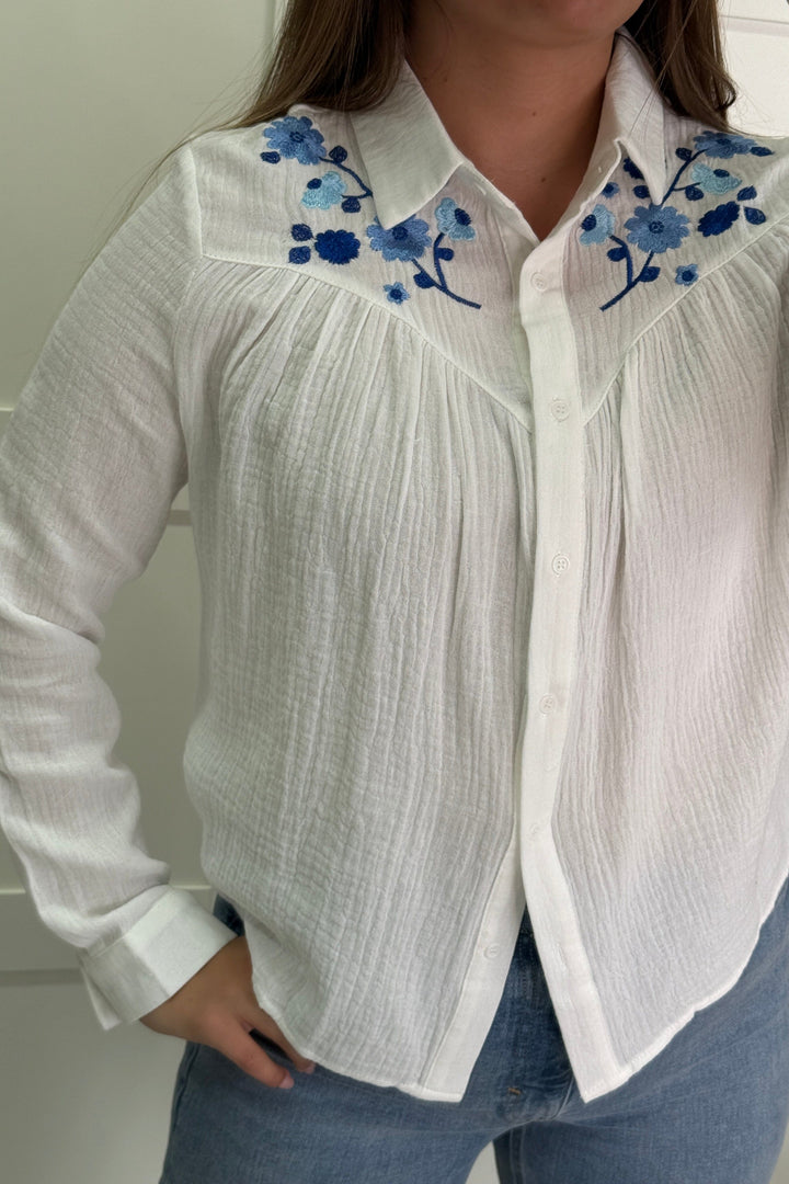 A-bee - Millie Skjorte - White Skjorter 