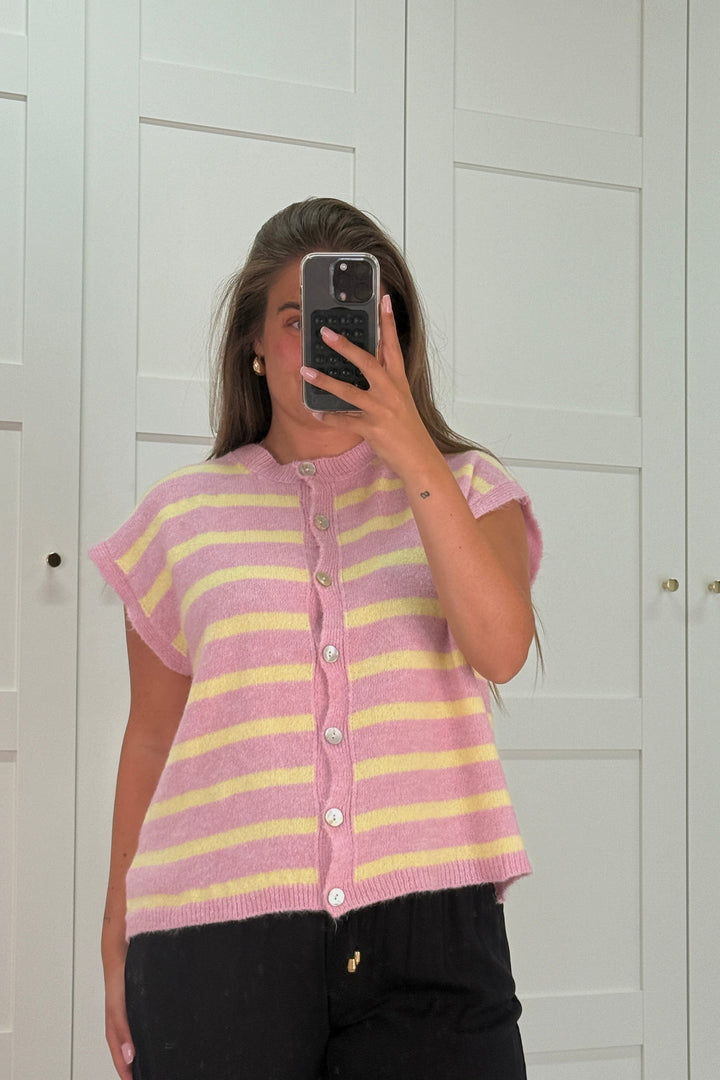 A-bee - Molly Vest - Pink Veste 