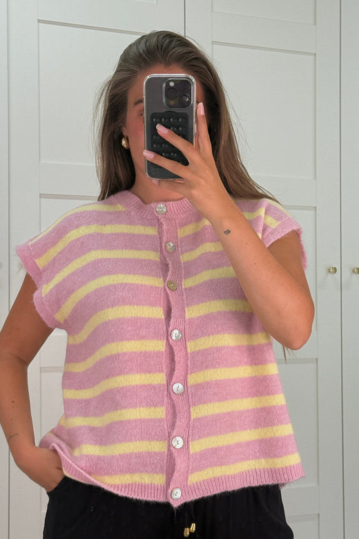 A-bee - Molly Vest - Pink Veste 