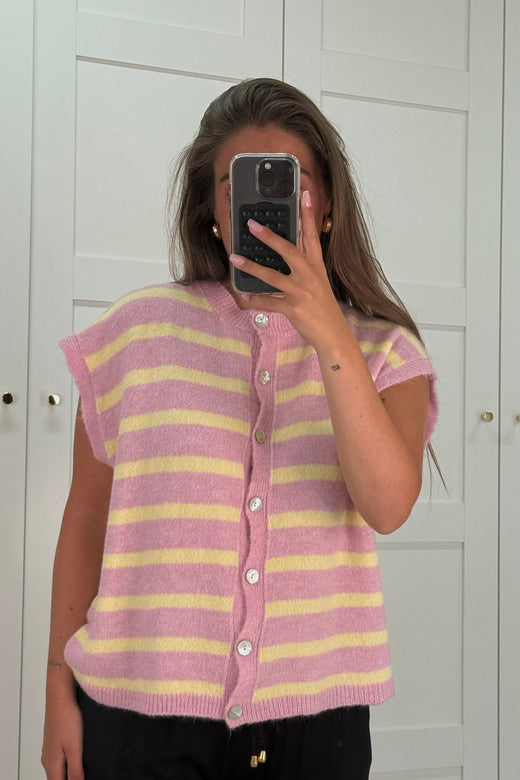 A-bee - Molly Vest - Pink Veste 