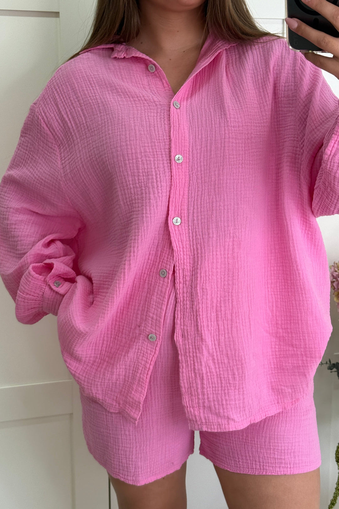 A-bee - Nelly Skjorte - Pink Skjorter 