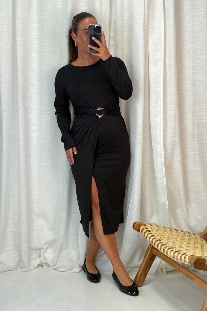 A-bee - Odette Dress - Black Kjoler 