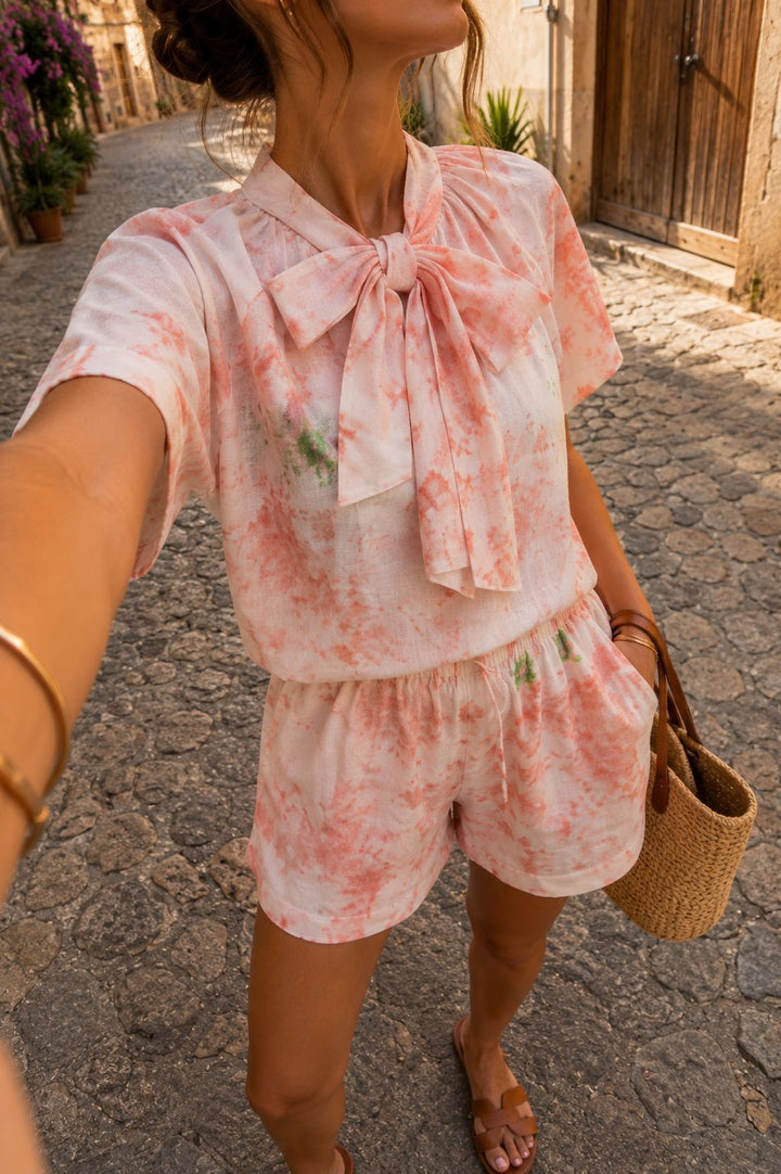 A-Bee - Rivka Short - Orange Shorts 