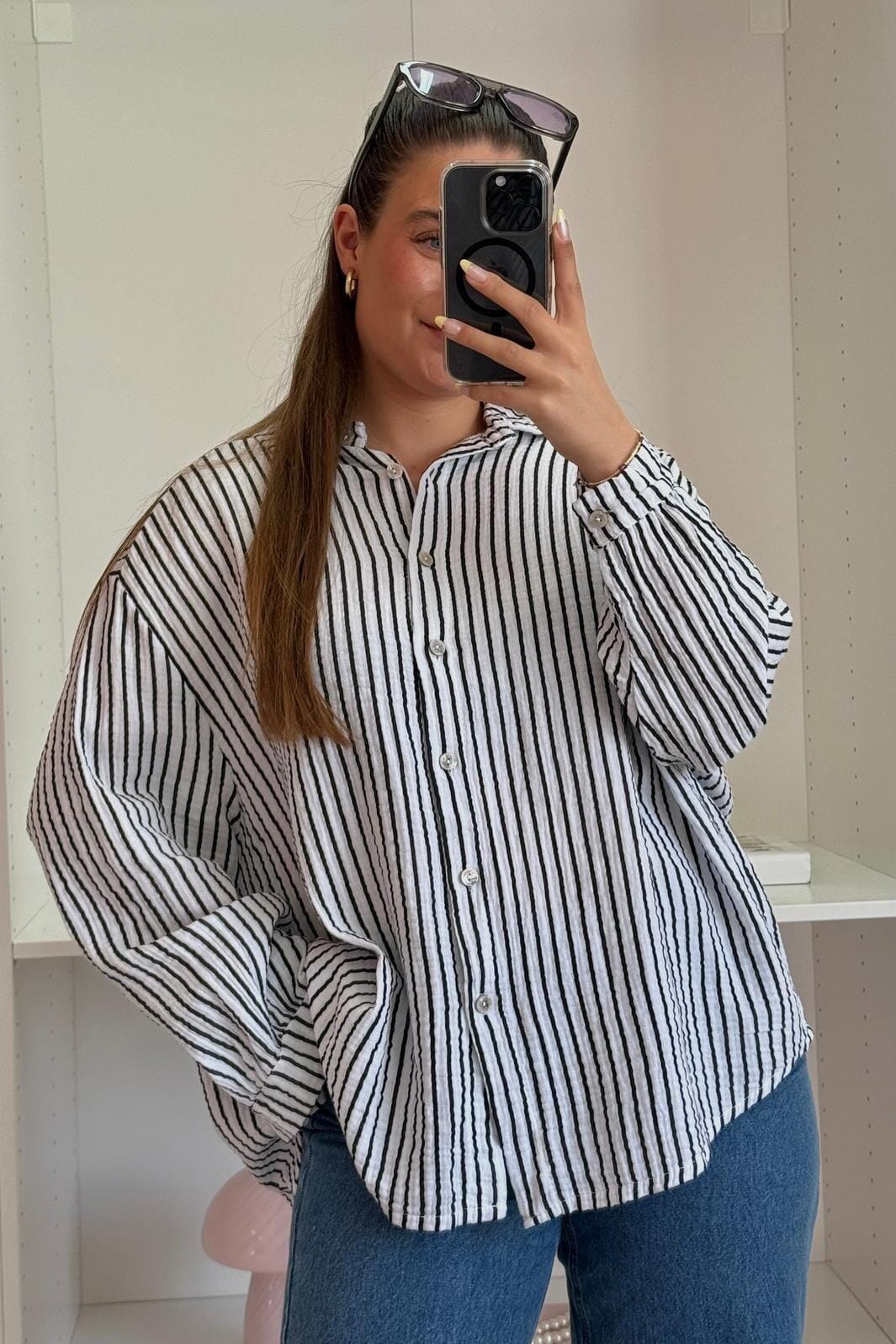 A-bee - Sacha Shirt - White Skjorter 