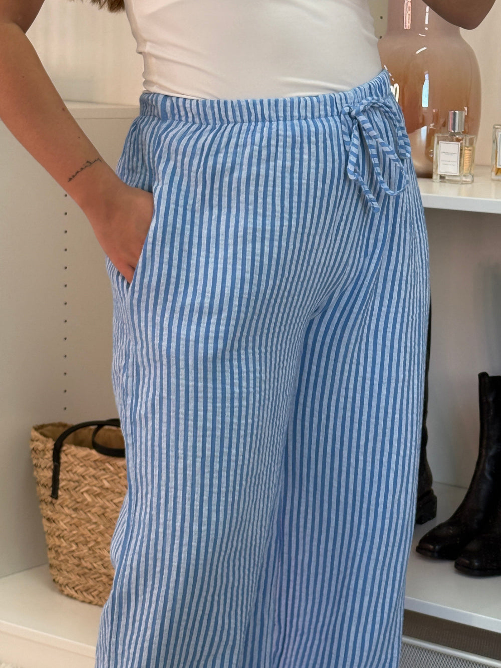 A-bee - Stella Pants - Blue Bukser 