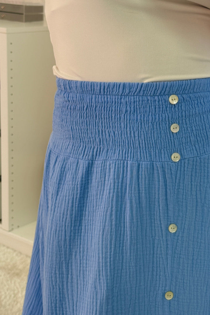 A-bee - Stine Skirt - Light Blue Nederdele 