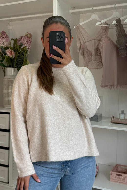 A-bee - Tina Striktrøjer - Rose Shadow Strikbluser 