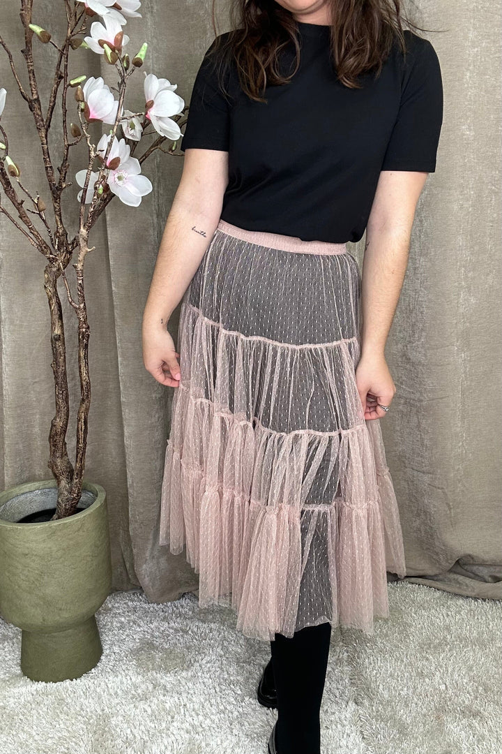 A-bee - Tulle Skirt 29693 - Pink Nederdele 
