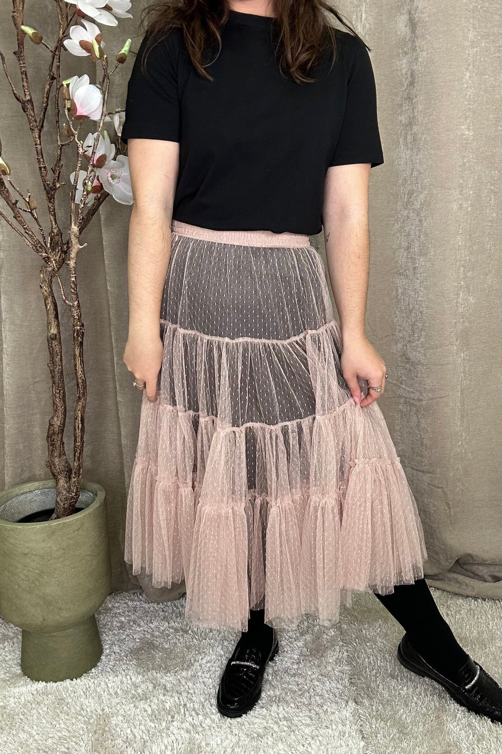 A-bee - Tulle Skirt 29693 - Pink Nederdele 