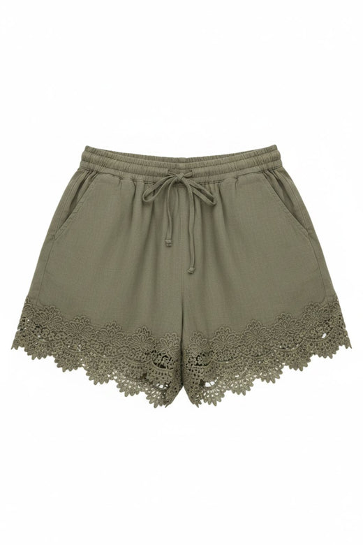A-Bee - Vanya Shorts - Khaki Shorts 