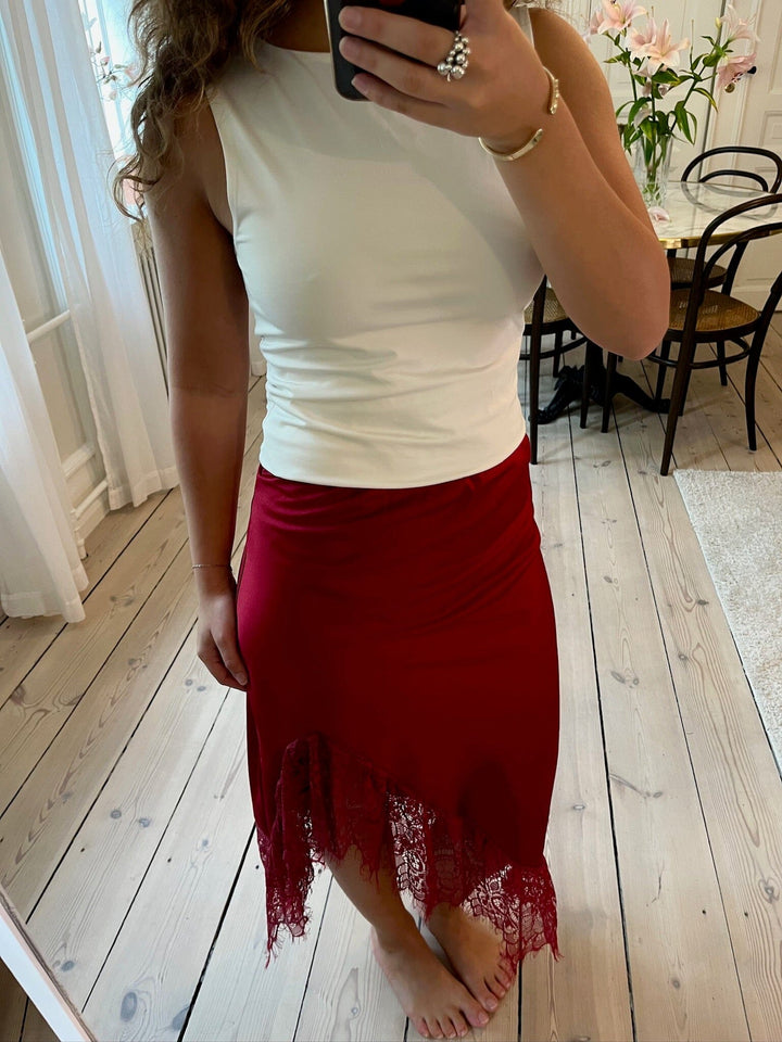 A-bee - Vittoria Skirt - Burgundy Nederdele 
