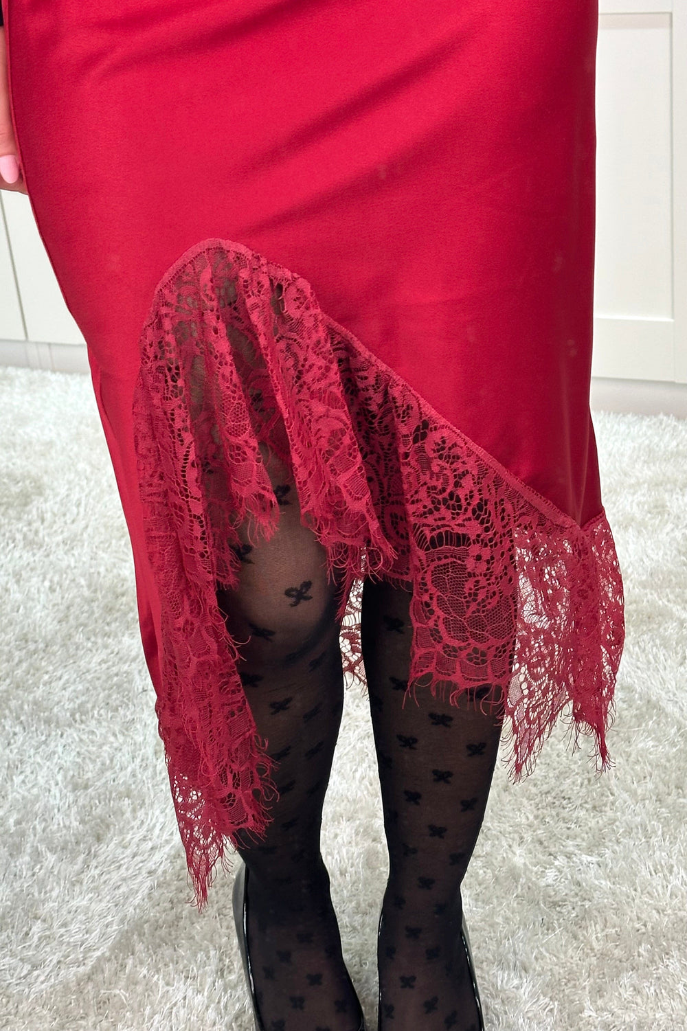 A-bee - Vittoria Skirt - Burgundy Nederdele 