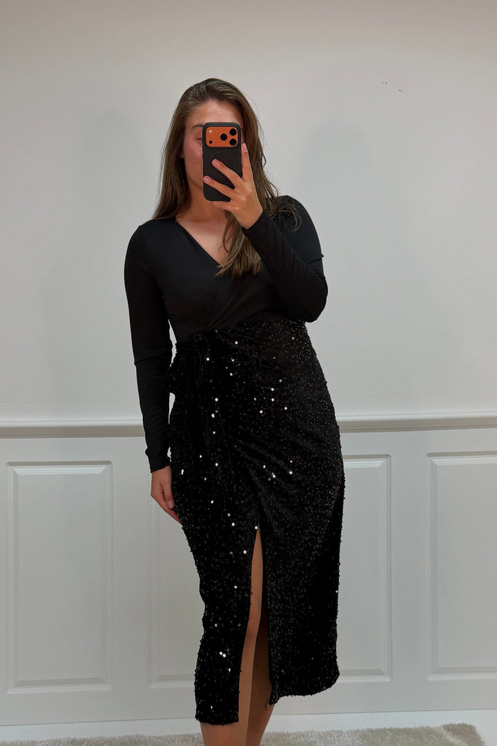 A-bee - Viviana dress - Black Kjoler 