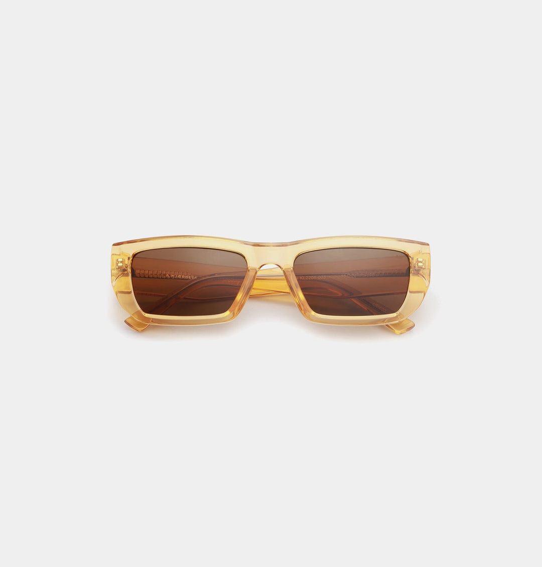A. Kjærbede - Fame - Yellow Transparent Solbriller 