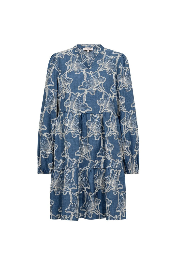 A-View - Adina Dress AV7098 - 286 - Denim Blue