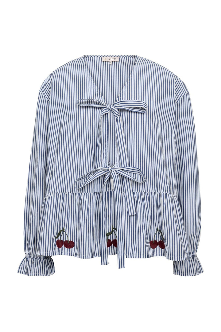 A-View - Alize Blouse AV8093 - 112 - Blue/White Stribe