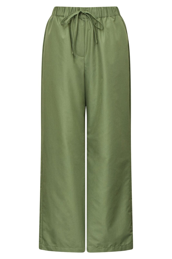 A-VIEW - Brenda Solid Pants - 859 Dusty Green Bukser 