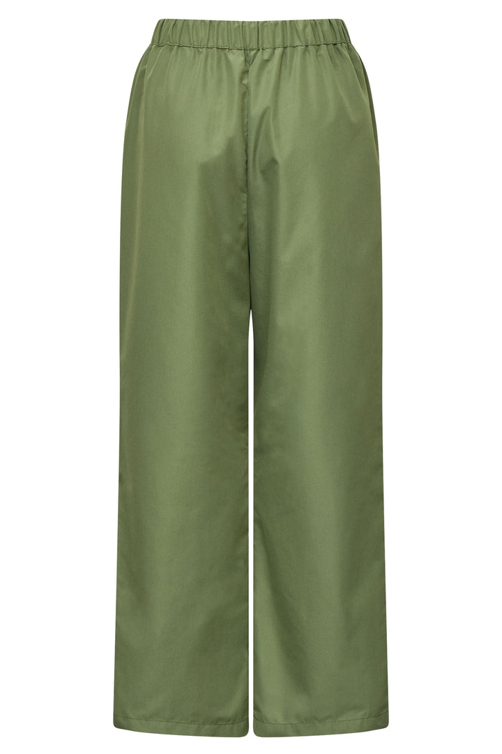 A-VIEW - Brenda Solid Pants - 859 Dusty Green Bukser 