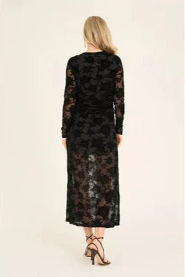 A-View - Claudine Dress AV7001 - 999 - Black Kjoler 