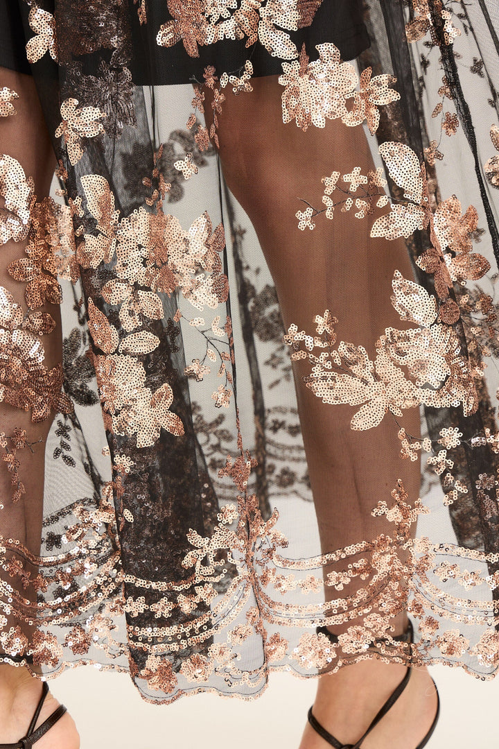 A-View - Estelle Dress AV6095 - 307 - Rose Gold Kjoler 