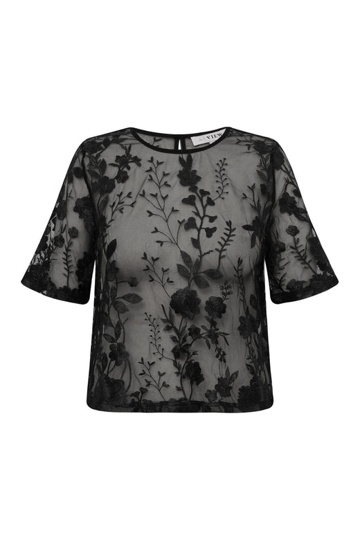 A-View - Fuschia Blouse AV4881 - 999 - Black Bluser 