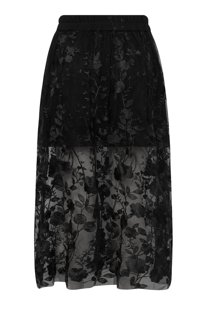 A-View - Fuschia Skirt AV4624 - 999 - Black Nederdele 