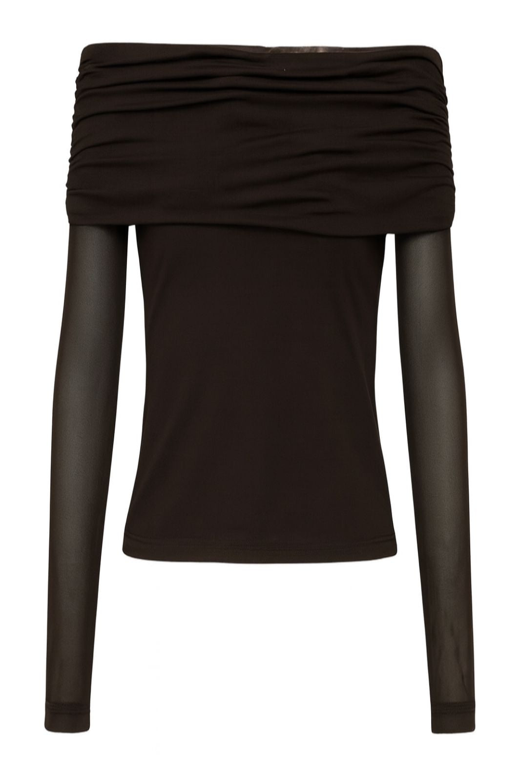 A-View - Kit Blouse AV8189 - 194 - Dark Brown Bluser 