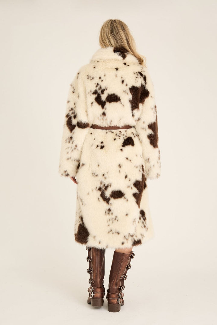 A-View - Kolvina Coat AV6032 - 193 - Brown/White