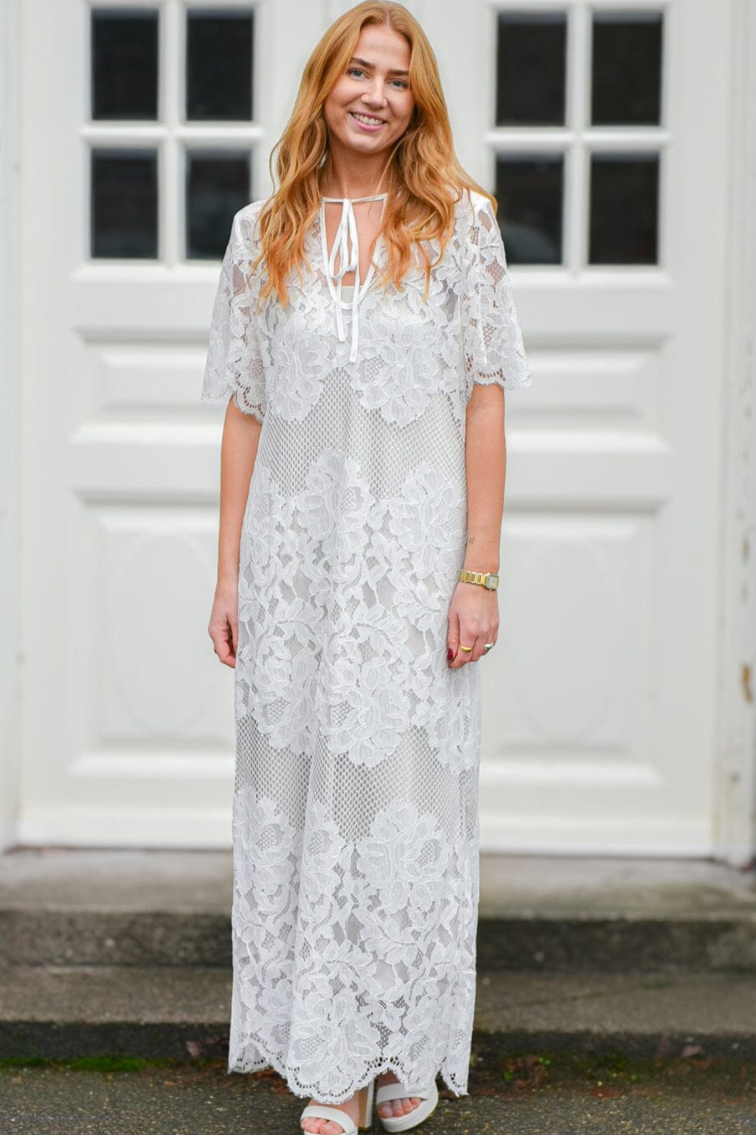 A-View - Lace Dress AV8332 - 000 - White