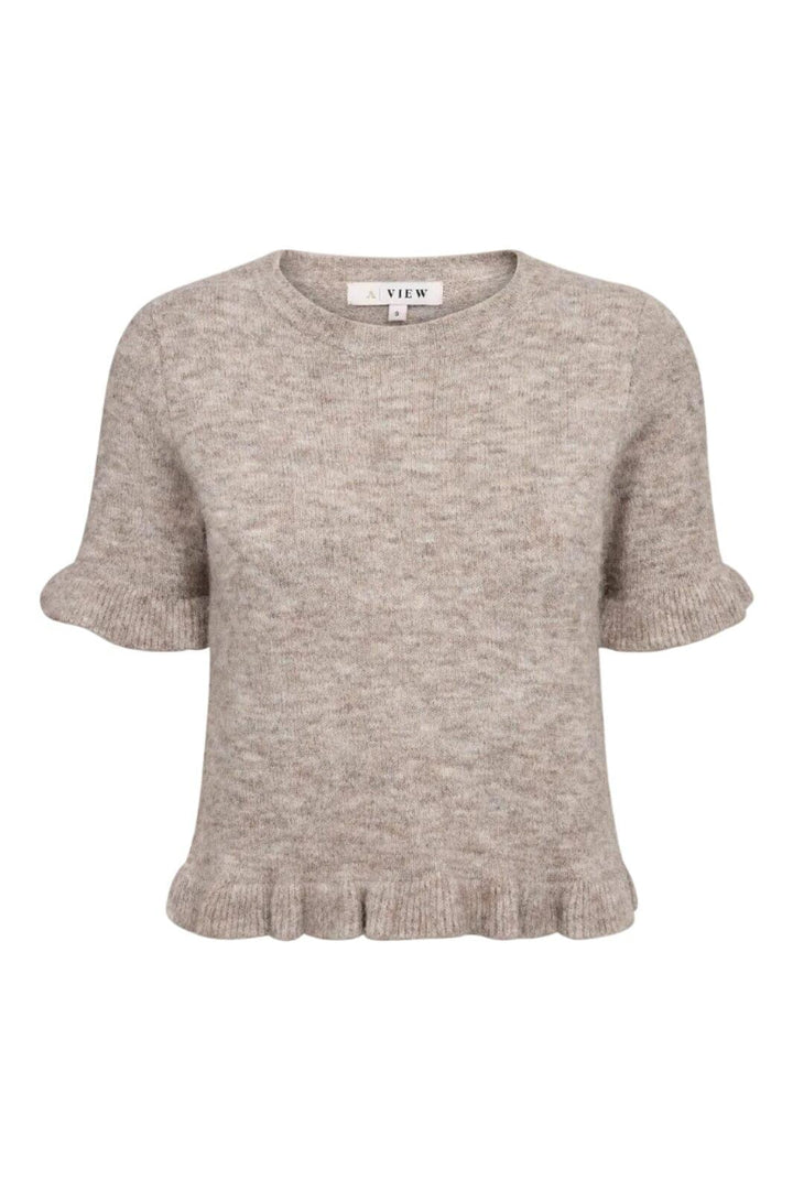 A-View - Landy Knit Blouse AV8227 - 004 - Sand Bluser 
