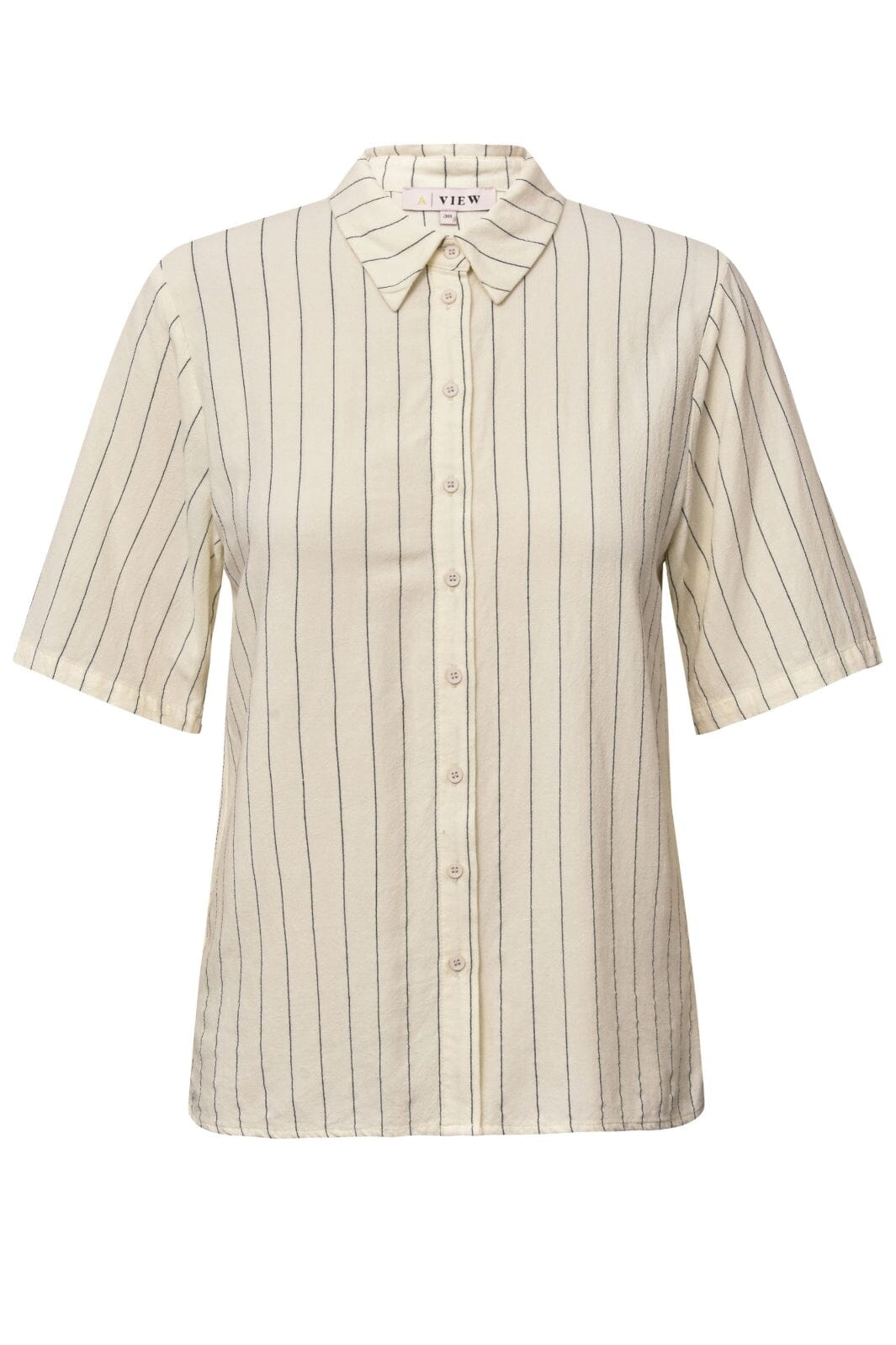 A-View - Lerke Stripe Shirt - 005 Off White Skjorter 