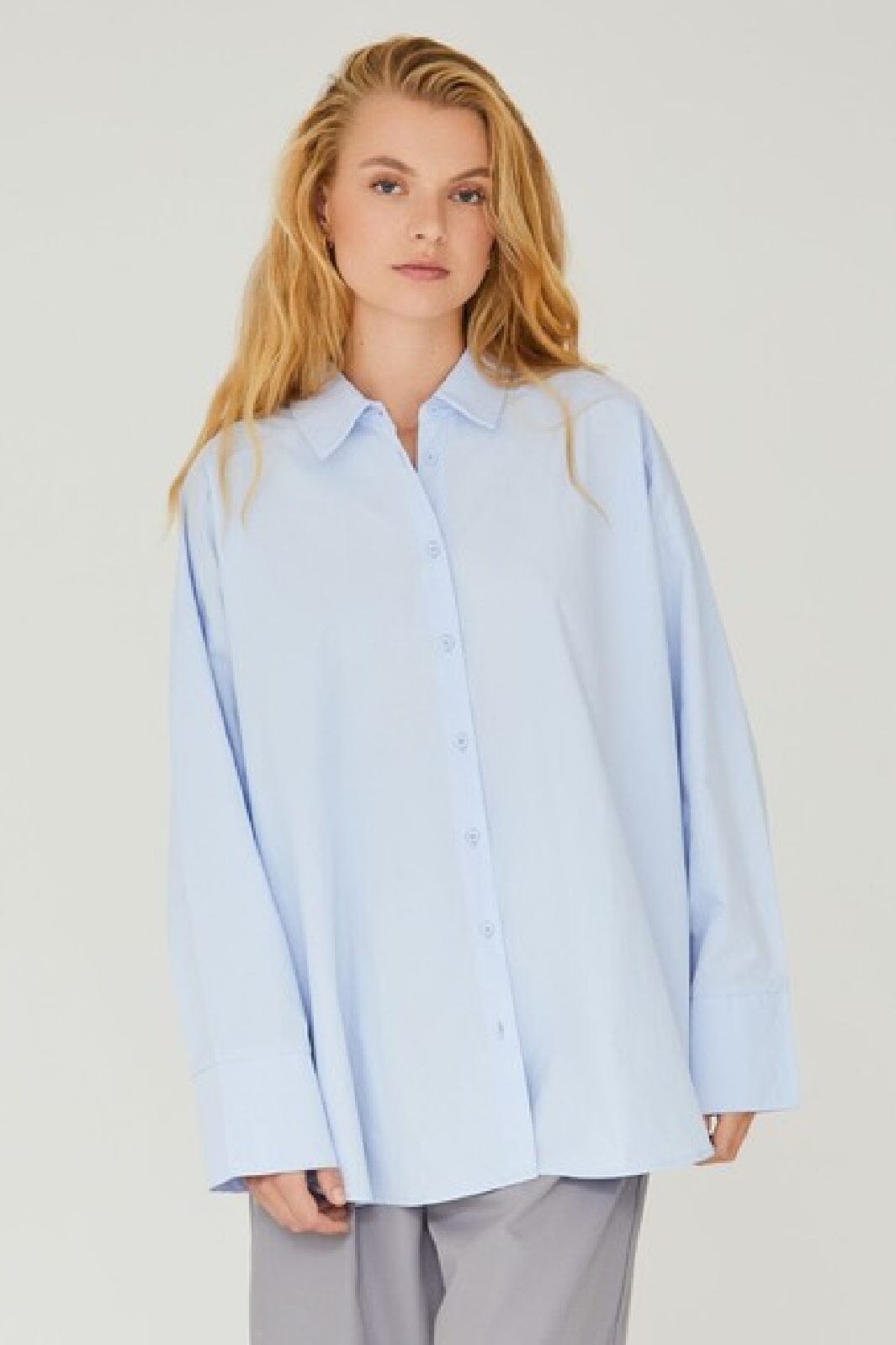 A-View - Magnolia Shirt - 282 Light Blue Skjorter 