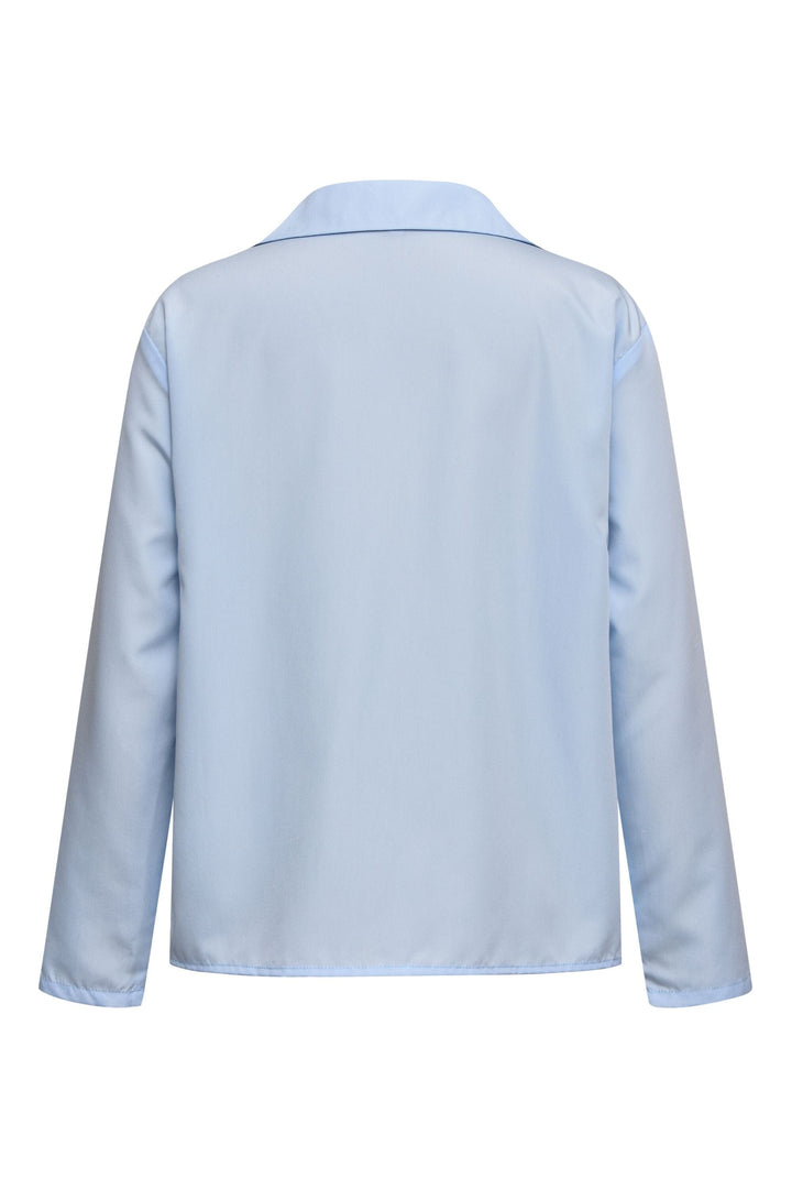 A-VIEW - Marley Blouse - 282 Light Blue Bluser 